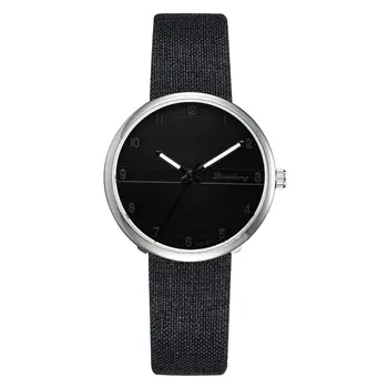 

Quartz Watch Trendy Cloth Strap Scales Pattern Round Dial Quartz Watches Exquisite Workmanship Casual High Quality