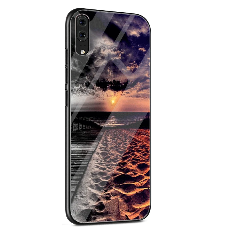 Стеклянный чехол для huawei P30 P20 P10 Y9 Y6 mate 20 Pro Lite P Smart Honor 7A 8X9 10 - Цвет: G8