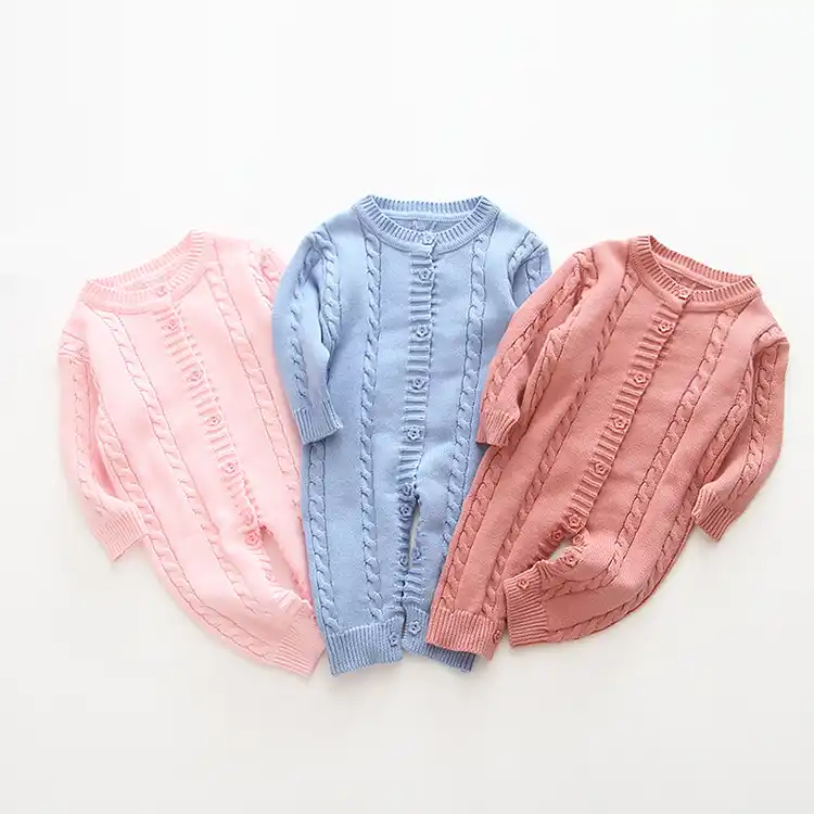 knitted sleepsuit baby