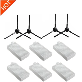 

ilife Accessories for chuwi ILIFE V3s V5 V5s V5s pro V50 Robotic Vacuum Cleaner Parts kit Hepa Filter*6+Side Brush*4 10pcs/lot