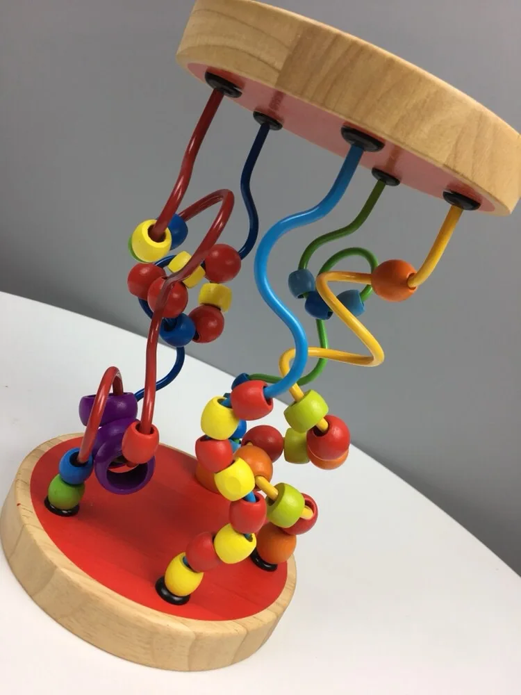 

Rice Distillate Bead-stringing Toy Maze