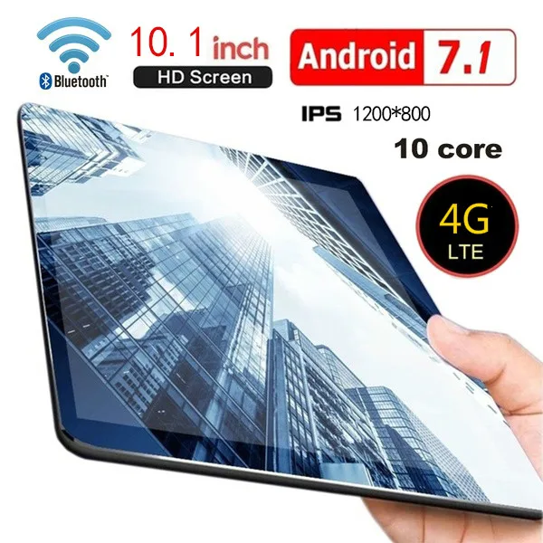 Планшет 6G+ 128G Android 8,0 WiFi планшетный ПК две sim-карты двойная камера заднего вида 5.0MP ips Bluetooth WiFi 1280*800 android планшет
