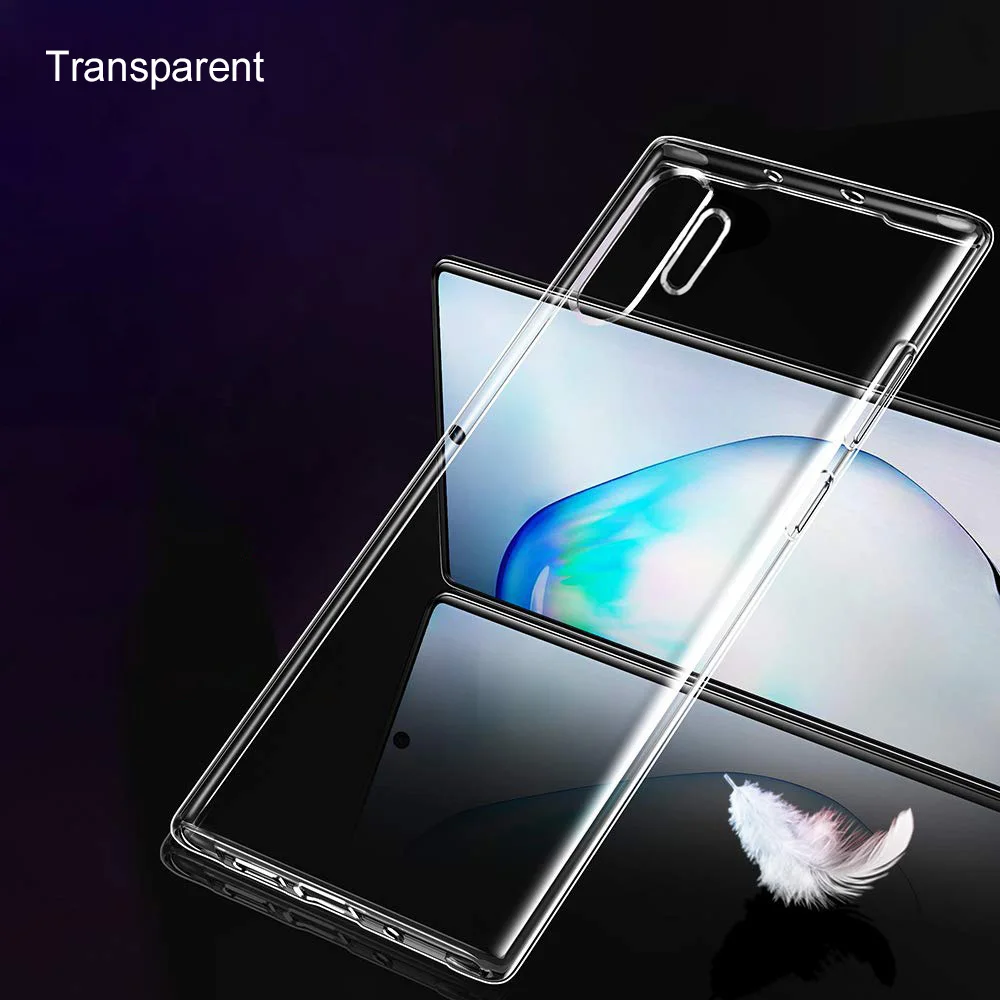Чехол для samsung Galaxy Note 10 Plus, чехол из ТПУ с покрытием для samsung Note 10, чехол