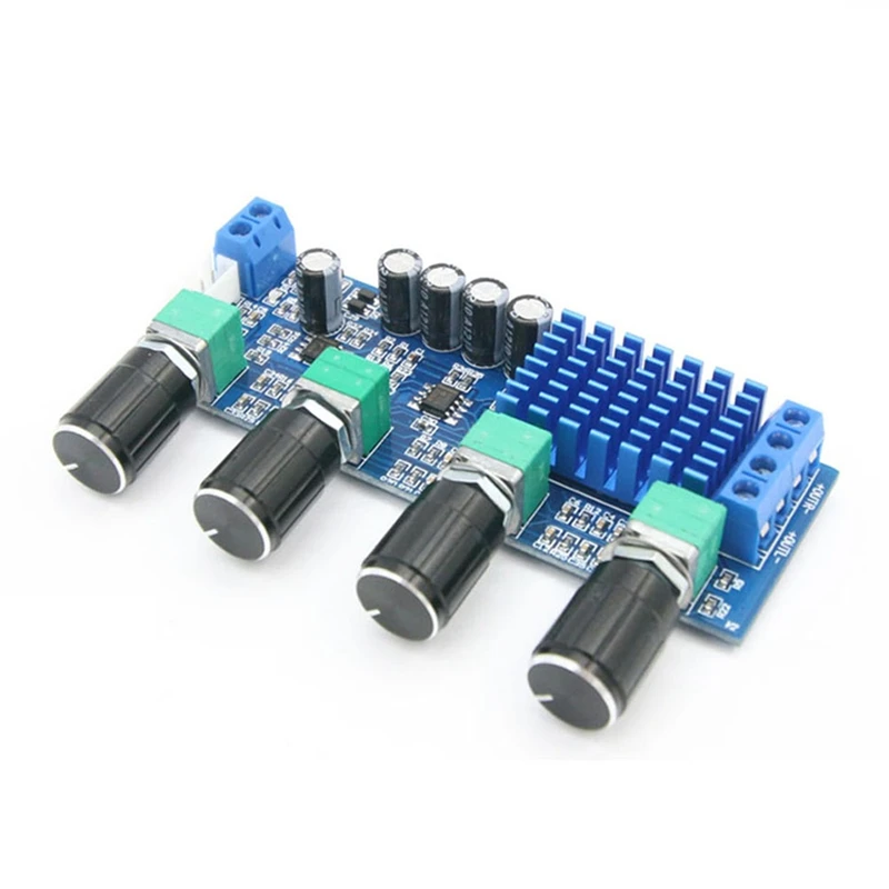 2 Pcs XH M577 TPA3116D2 o High Power Tone Op Amps DC 12 24V Dual Channel Stereo 2 x 80W Digital Amplifier Board