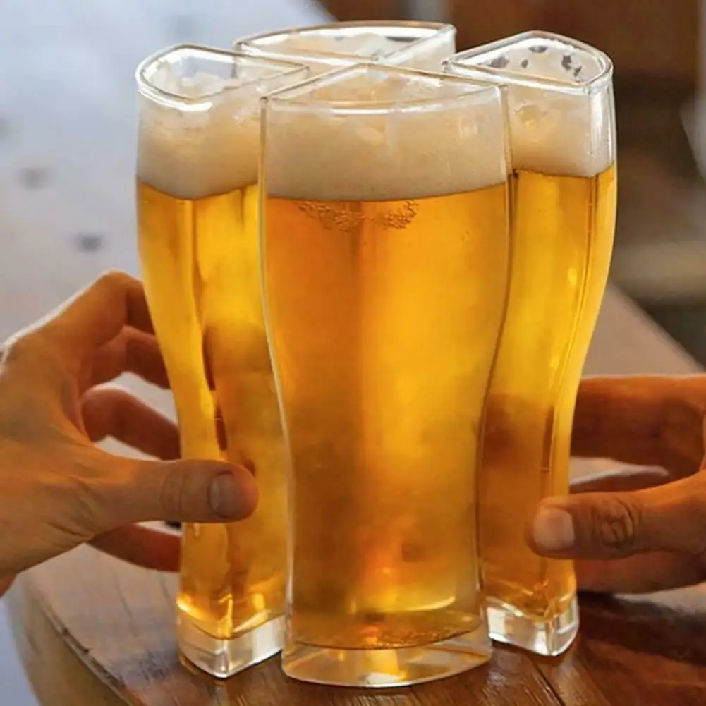 

Super Schooner Beer Glasses Mug Cup Separable 4 part Large Capacity Thick Beer Mug Glass Cup Transparent for Club Bar Party 2020
