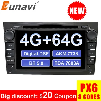 

Eunavi 2 Din Android 9.0 Car DVD Radio Player GPS Navigation for Vauxhall Opel Astra H G Vectra Antara Zafira Corsa DSP BT5 IPS