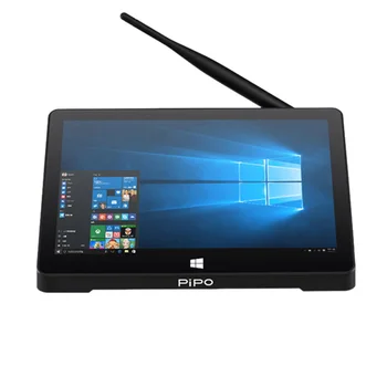 

Pipo X9S Win 10 Mini PC Intel Cherry Trail Z8350 Quad Core 1920X1080P 2G/32G Smart TV Box Bluetooth 4.0 HD Media Player 8.9-Inch