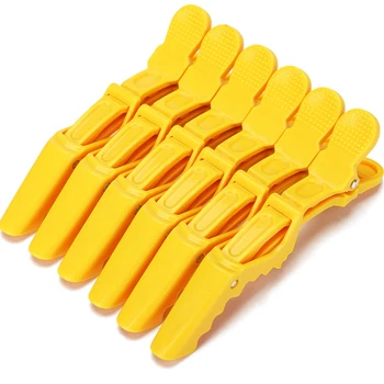 

6 Pcs Hair Clip Pro Salon Section Crocodile Duckbill Clip Perm Hair Dye Clip Diy Hairdressing Hairpins Styling Accessories Tools