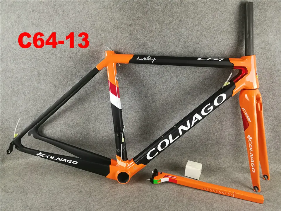 Итальянский флаг PJWI Colnago C64 белый карбоновый дорожный велосипед набор для велосипеда глянцевая матовая отделка