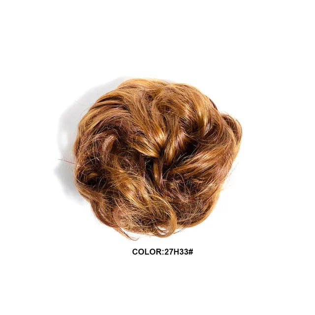 synthetic messi hair scrunchie chignon bun women messy hairpieces accessories false bundle hair