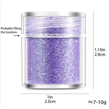 

4Color Rainbow White Glitters Sequains Resin Pigment Kit Nail Art Jewelry Making R9JE