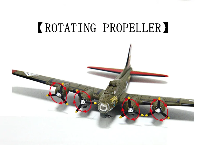 Terebo 1:200 авиационная модель Второй мировой войны B-17 бомбера сплава моделирование законченные военные орнаменты коллекция подарок