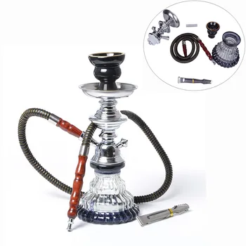 

Arabic Hookah Set Shisha Pipe Nargile Chicha Sisha Narguile Completo Waterpijp Cachimba Hose Bowl Tongs Smoking Accessories
