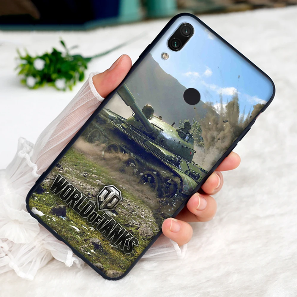 Мягкий чехол World of Tanks для Xiaomi mi Red mi Note 5 6 K20 A3 9T Pro CC9 CC9e 7A - Цвет: 14