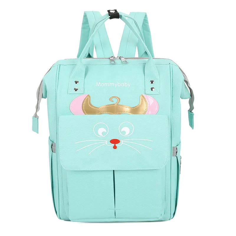 

Customizable Origional Korean-style Diaper Bag Oxford Cloth Multi-functional Backpack Large-Volume Embroidery MOTHER'S Bag