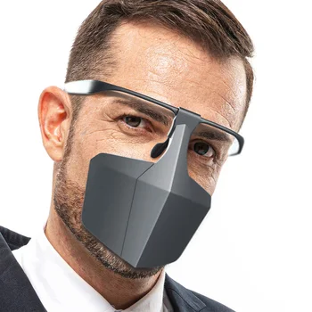 

Breathable Face Cover Reuseable Face mask Fashion Plastic Screen Lightweight