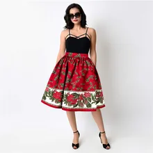 Винтажная юбка с розой в стиле Харадзюку, забавная Рождественская женская сексуальная юбка, повседневные праздничные юбки для вечеринок, милая розовая плиссированная юбка для девочек