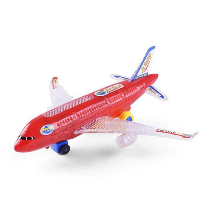 

Children Universal Music Airplane Superjumbo Bus A380 Children Electric Glowing Toy Model Toy