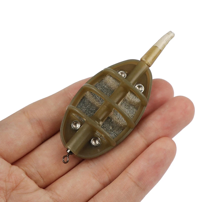 

30g Inline Method Feeders Flat Swim Feeders NGT Crap Barbel Tackle Fishing J8N2