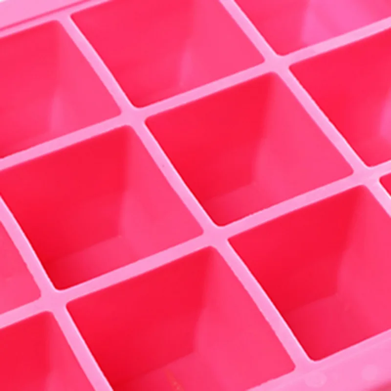 Фрукты десерты мороженое силиконовые формы DIY кухонные инструменты 15 сеток экологичный кубик льда квадратная полость лоток