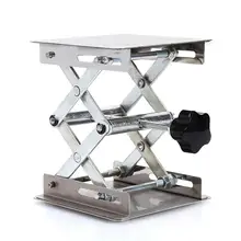 

Manual Lifting Platform For Laboratory Stainless Steel Lifter Router Plate Table 100x100mm Lab Lifting Working Table