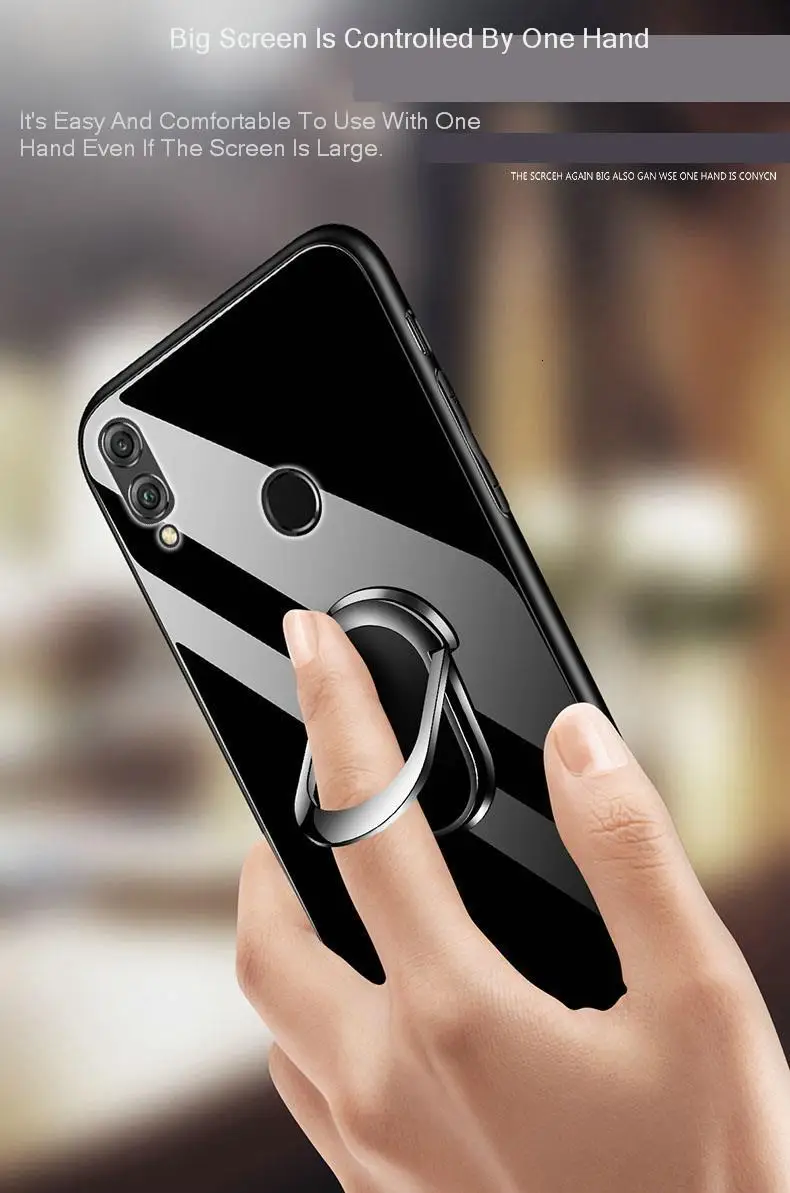 Чехол для huawei P Smart чехол из закаленного стекла противоударный магнитный автомобильный держатель для huawei P Smart Z Plus p30 защитный чехол