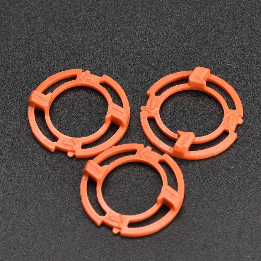 Razor Blade Replacement Hair Clipper Accessories Electric Toothbrush Replacement Parts Air Fryer Bumpers Replacement Tea Kettle Replacement Accessory 3PCS Orange Blade Retaining Rings For Series 7000 9000 RQ12 Shaver Accessories