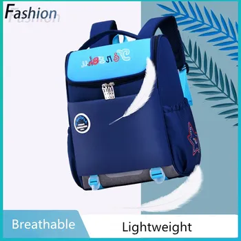 

Fashion Korean Version Elementary School Children Schoolbags Waterproof Breathable Offload Protect Spine Backpack For Boys Girls