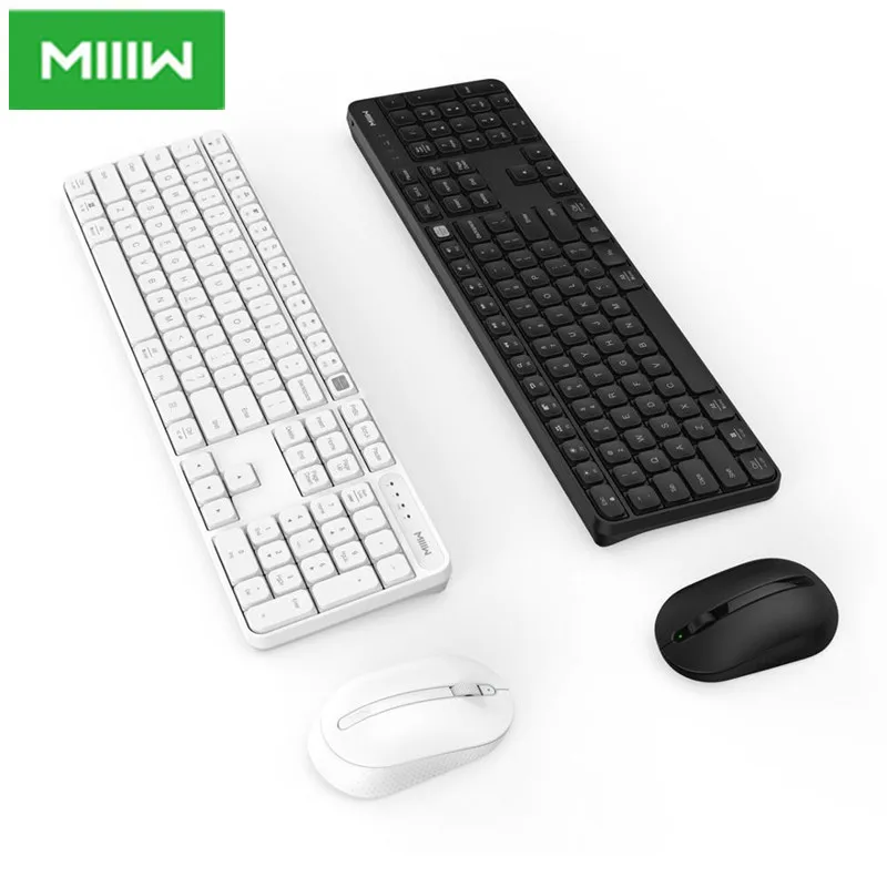 Оригинальная Беспроводная Офисная Клавиатура xiaomi MIIIW RF 2,4 ГГц, набор мыши, 104 клавиши для Windows PC, совместимая Портативная USB клавиатура|Клавиатуры|   | АлиЭкспресс