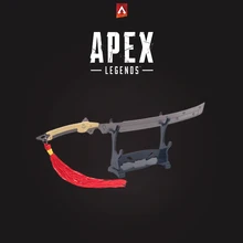 

New Apex Legends Heirloom Ash Legends Cool Knife Metal Sworld Katana Game Weapon Keychain Model Toys For Children Holiday Gifts