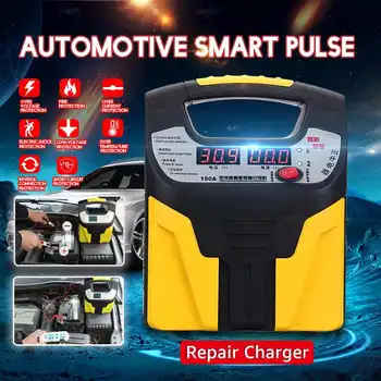 

350W Car Battery Charger 12/24V 15A Touch Screen Pulse Repair LCD Battery Charger for Car Motorcycle Lead Acid Battery Agm Gel
