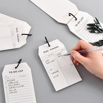 

52 Sheets Newest Loose Leaf Daily Schedule To Do It List Planner Memo Note Pads Study Work Notepads Book Stationery Supplies