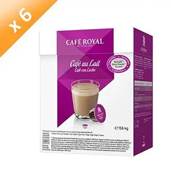 

CAFE ROYAL Chicory Coffee - Set of 96 Capsules Dolce Gusto café Royal Latte System Compatible Capsules Dolce Gusto