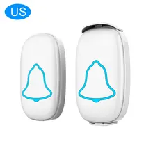 Sonnette A808, Transmission à distance, réglage du son, Signal Stable, étanche, pour maison