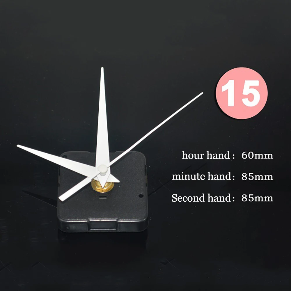 DIY Wall Clock Movement Hanging Quartz Watch Silent Clock Mechanism repair Movement Wall Clock Mechanism Parts 15