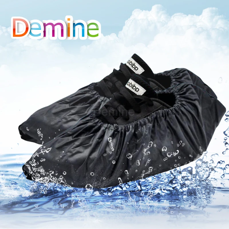 

Rubber Boots Shoe Cover Rubber Thicken Rain Reusable Elasticity Overshoes Anti-slip Bike Boot Protector Covers Dropshipping