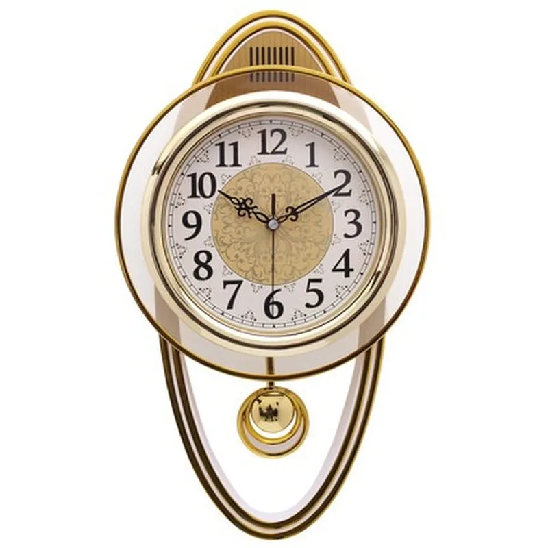 VINTAGE LARGE SWING WALL CLOCK PENDULUM CLOCK WALL DECOR KITCHEN LIVING
