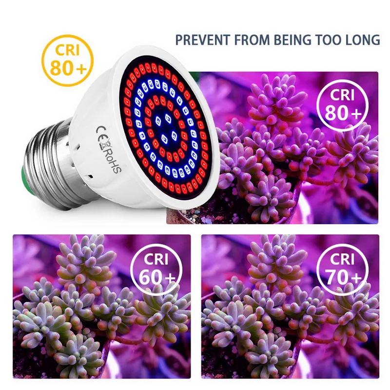 Новинка GU10 LED 220В Лампа для растений E14 лампа выращивания E27 помощь MR16 Фито Led 3 Вт