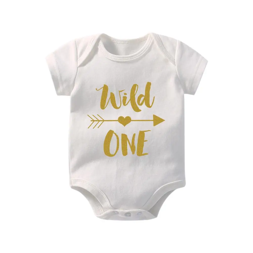 Детское боди YSCULBUTOL для девочек на 1 й день рождения с коротким рукавом|baby bodysuits|baby