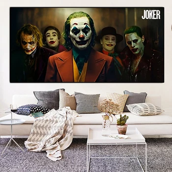 

Movie Joker Oil Canvas Painting Posters and Prints Quadros Wall Art Picture for Living Room Home Decor Cuadros