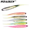 5pcs/Lot Fishing Jig Head Fish Soft Lure 10cm 3g Shad Bass Rainbow Color Artificial Silicone Bait Sequin Spinnerbait Swimbaits ► Photo 1/5