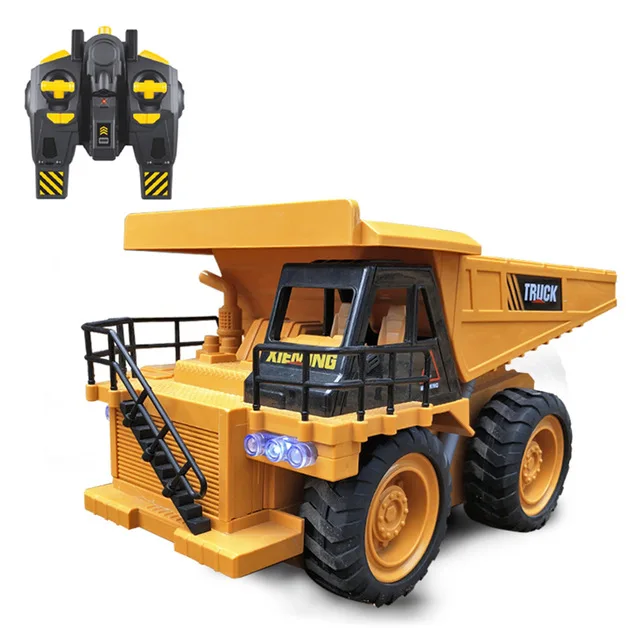 1:16 RC Truck Bulldozer Caterpillar Tractor Model Engineering Excavator Toys 