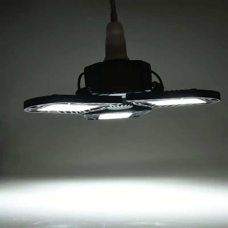 Новинка лм НЛО светодиодный светильник для гаража AC85-265V E26 80 Вт гаражный светильник водонепроницаемый IP65 деформируемый промышленный светильник