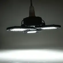 UFO светодиодный светильник для гаража AC85-265V E26/E27 60 Вт гаражный светильник водонепроницаемый IP65 деформируемый промышленный светильник