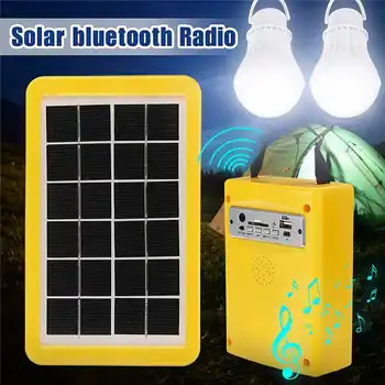 

Portable Home Outdoor Small DC 12V 3W Solar Panels Charging Generator Power generation System 12V/3A batteries Solar Led Light