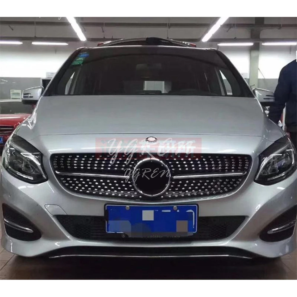 Черная передняя сетка решетка вентиляционное отверстие для Mercedes Benz W246 B200 b класс