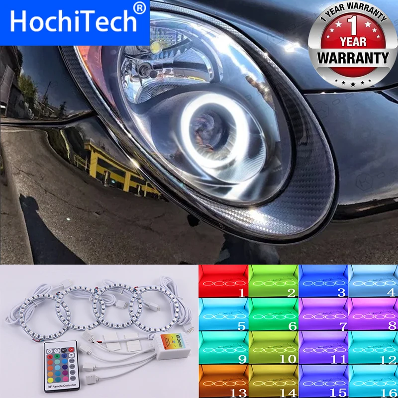 Для Alfa Romeo Mito 2008 2015 Высокое качество Многоцветный ангельские глазки светодиодный
