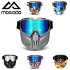 Mosodo Ski Goggles Motorcycle Goggles with Removable Face Mask for Men Women Skiing Sunglasses Snowmobile Anti-fog Eyewear 1