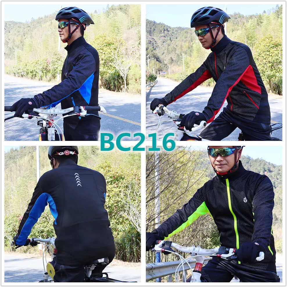 WOSAWE Мужская зимняя теплая ветрозащитная велосипедная куртка MTB ветровка