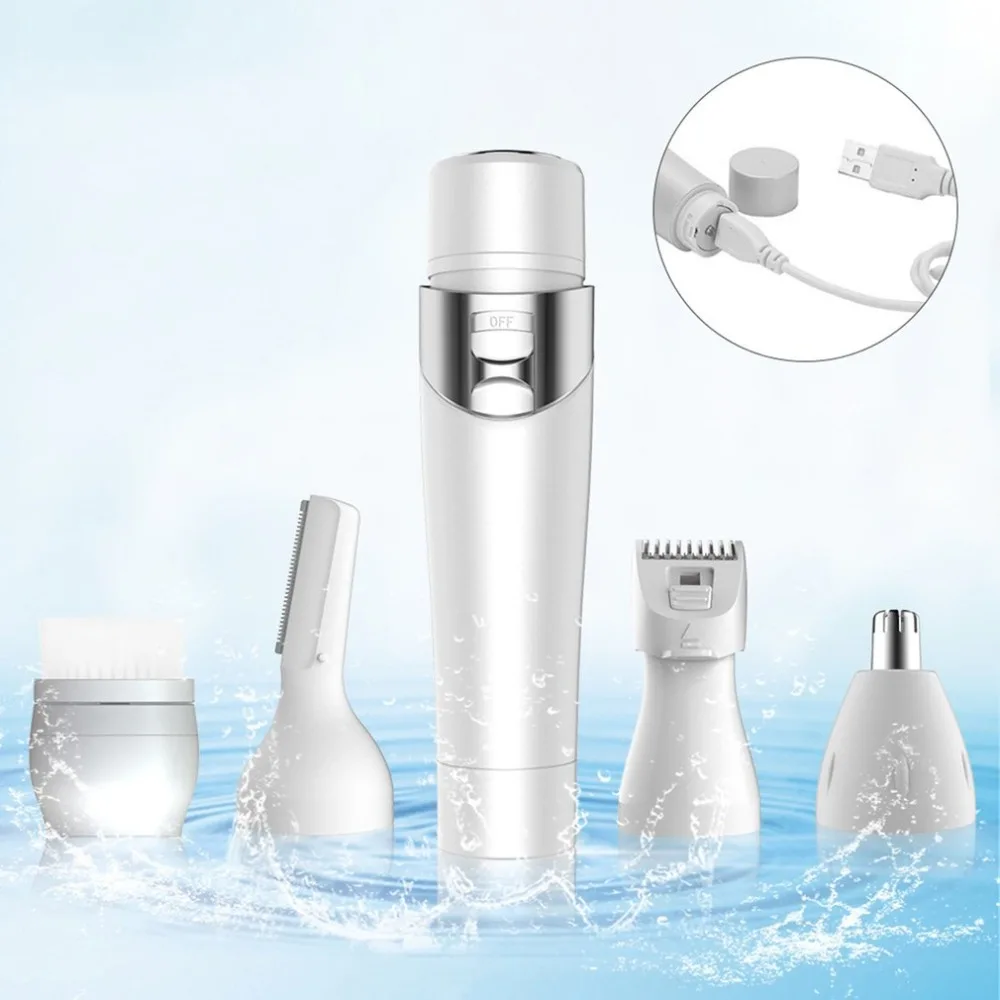 

Multi-function USB Charging Lady Electric Lipstick Shaver